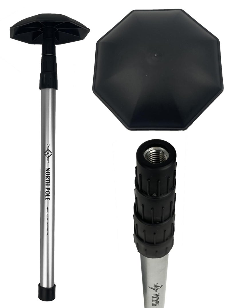 CaddyDaddy North Pole Golf Club Protector Travel Support Arm | August 2024 - New Upgraded Model Stronger Attachment Mechanism, Custom ABS Molds & Improved Impact Stress Points | 1 Year Full Replacement Coverage - Image 1